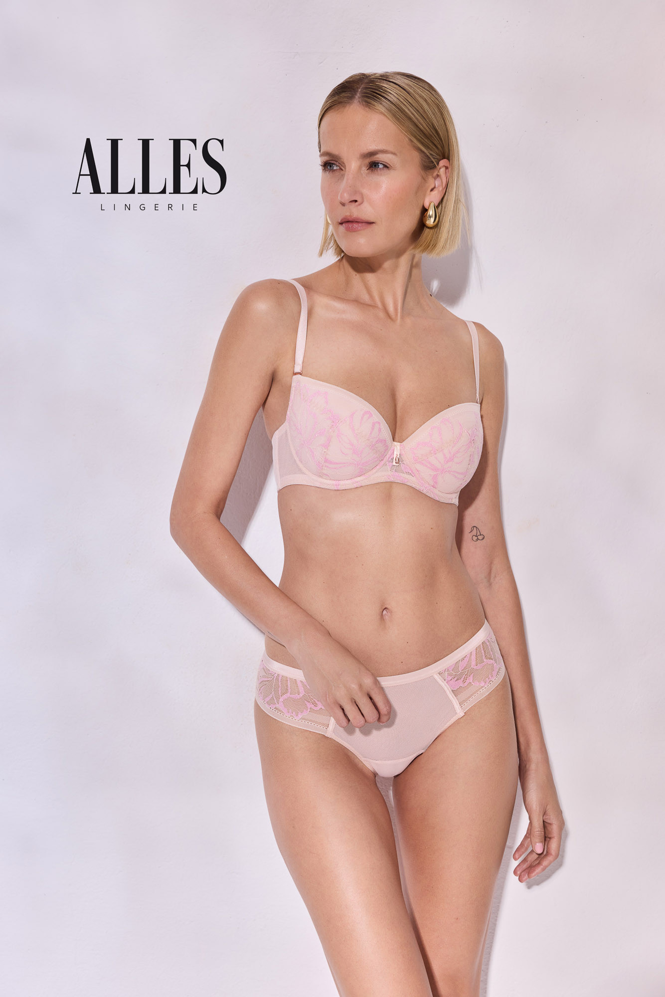 GLOSSY IRIS U беж бюстгальтер